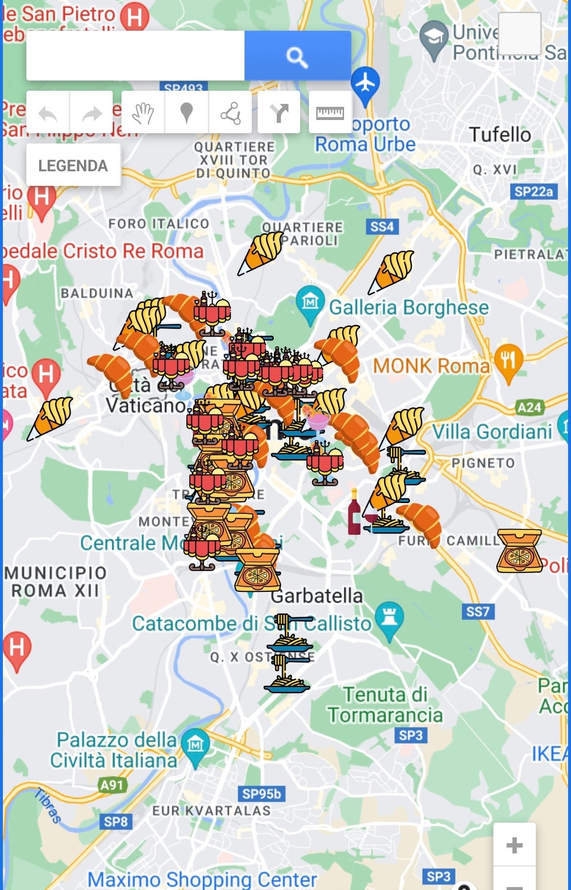 Romos gero maisto vietų gidas