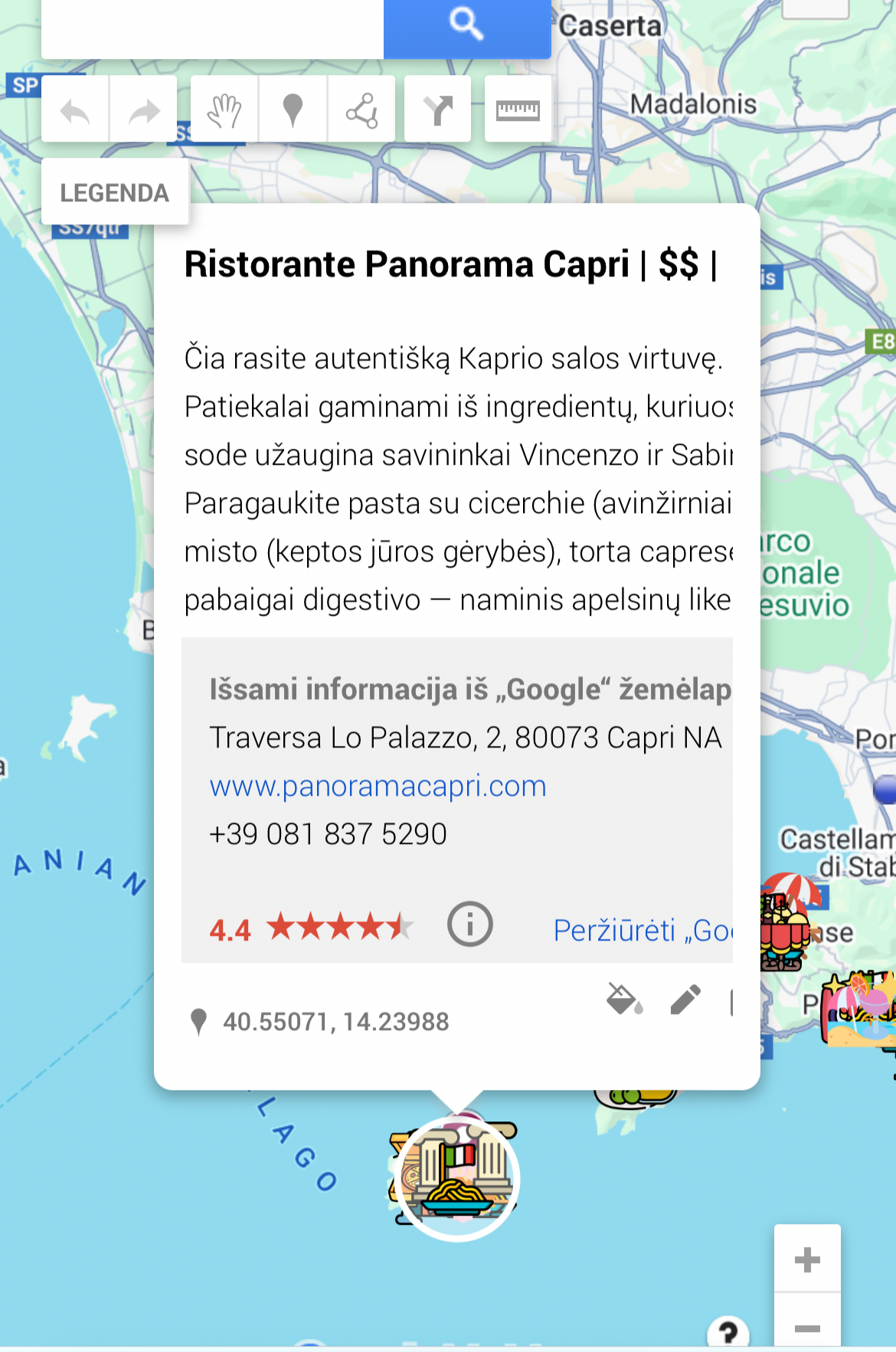 Amalfio pakrantės gidas